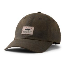 Vintage Waxed Cotton Ball Cap - Fish