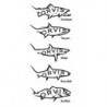 8" Die-Cut Fish Sticker