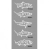 8" Die-Cut Fish Sticker