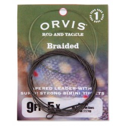 Braided Nylon Leader with Bimini Tippets