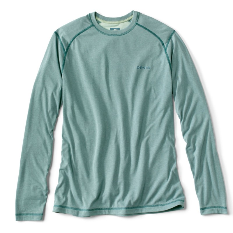 drirelease®  Long-Sleeved Crew - TIDEWATER