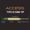 Access 10' Sink Tip Type III Line