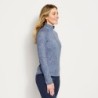 Women's DriCast™ Quarter-Zip - DUSTY BLUE DOT SWIRL