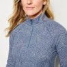 Women's DriCast™ Quarter-Zip - DUSTY BLUE DOT SWIRL