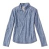 Women's DriCast™ Quarter-Zip - DUSTY BLUE DOT SWIRL