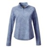 Women's DriCast™ Quarter-Zip - DUSTY BLUE DOT SWIRL