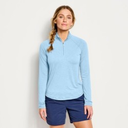 Women's DriCast™ Quarter-Zip - CLOUD BLUE