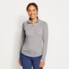 Women's DriCast™ Quarter-Zip - LIGHT GREY HEATHER