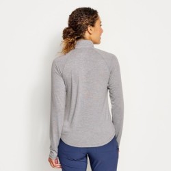 Women's DriCast™ Quarter-Zip - LIGHT GREY HEATHER