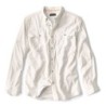 Long-Sleeved Open Air Casting Shirt - WHITE