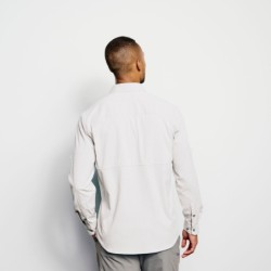 Long-Sleeved Open Air Casting Shirt - WHITE