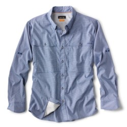 Long-Sleeved Open Air Casting Shirt - TRUE BLUE