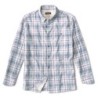 Long-Sleeved Open Air Casting Shirt - BLUE FOG PLAID