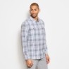 Long-Sleeved Open Air Casting Shirt - BLUE FOG PLAID