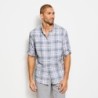 Long-Sleeved Open Air Casting Shirt - BLUE FOG PLAID
