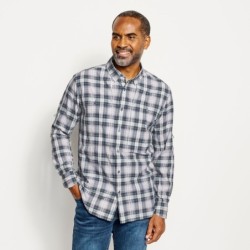 Long-Sleeved Open Air Casting Shirt - CARBON PLAID