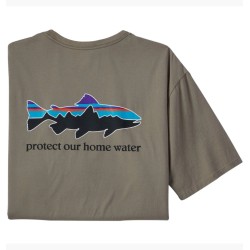 Men's Home Water Trout Organic T-Shirt