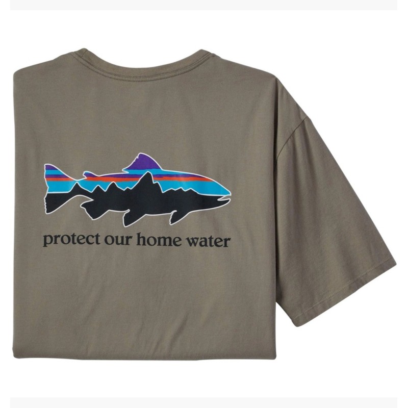 Men's Home Water Trout Organic T-Shirt