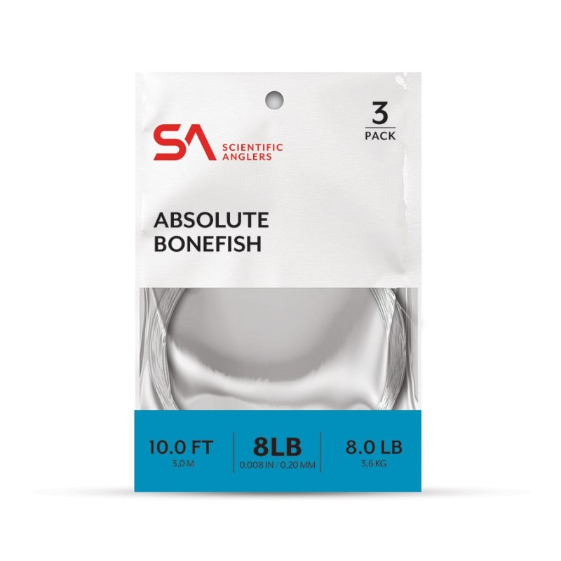 Absolute Bonefish 3-pack Leader