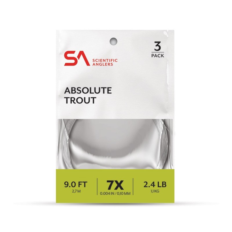 Absolute Trout 3-Pack Leader