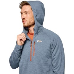 Orvis Horseshoe Hills 1/4 Hoodie - Bluestone