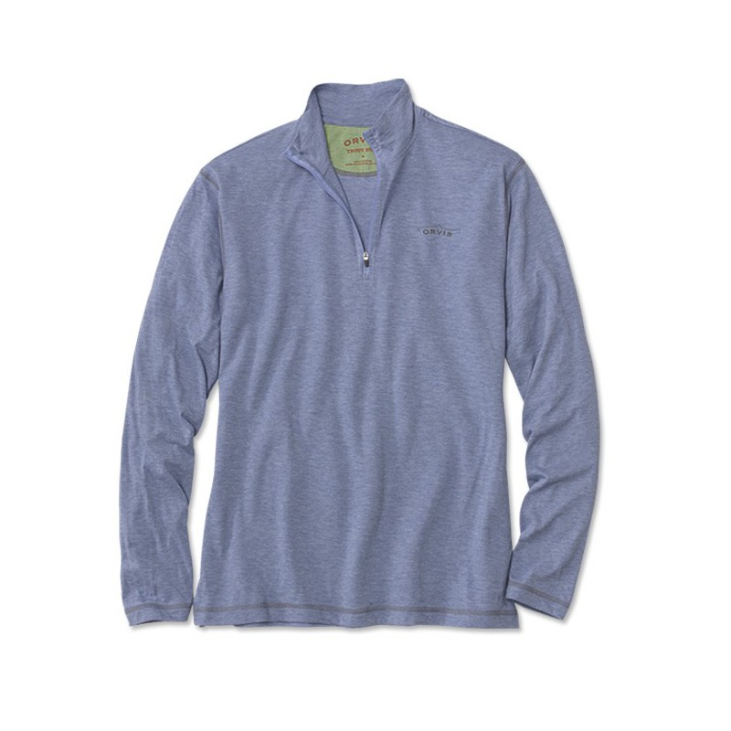 Men's drirelease Long-Sleeved Zipneck Casting Shirt