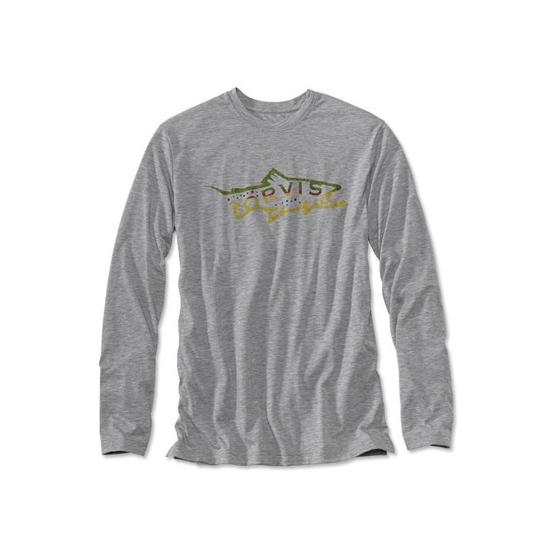 Men's Orvis Brown Trout drirelease Long-Sleeved T-Shirt