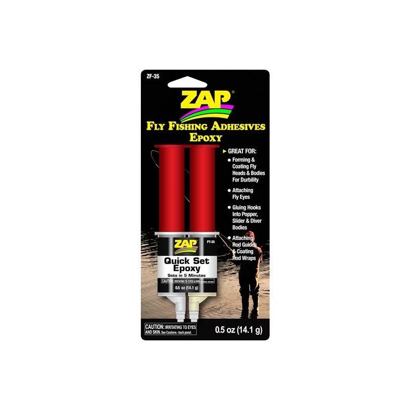 ZAP 5 Minutos Quick Set Epoxi - Adhesivo Epoxy Pesca con Mosca